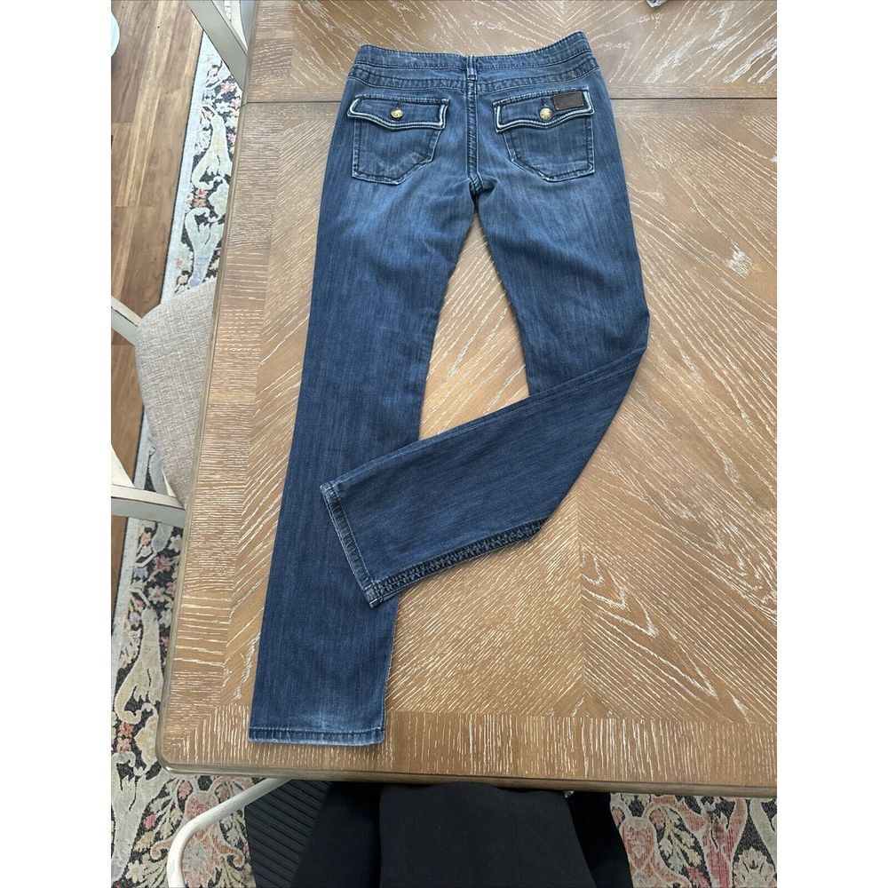 Stritchs 29 BLUE MAYA Denim Jeans Slim Straight Buffalo Nickle Low Rise EXCELLEN - Picture 9 of 11